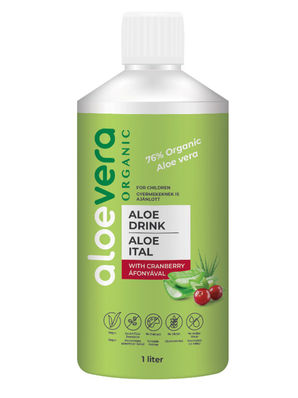Aloe Vera Organic ital fonyval - 1000 ml