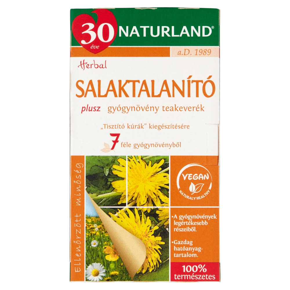 Naturland salaktalanító tea - 25 filter/doboz - rendelés, online vásárlás - BioNagyker webáruház
