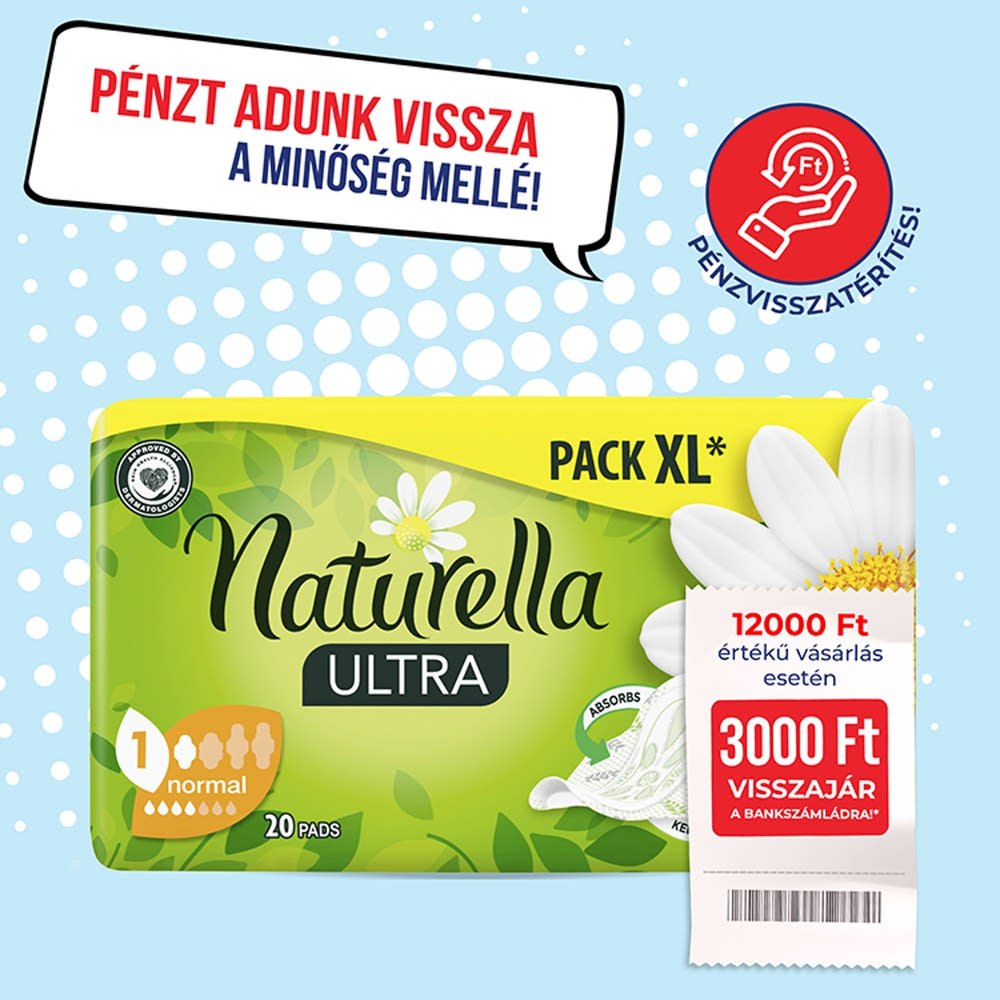 Naturella Ultra Normal egészségügyi betét - 20 db