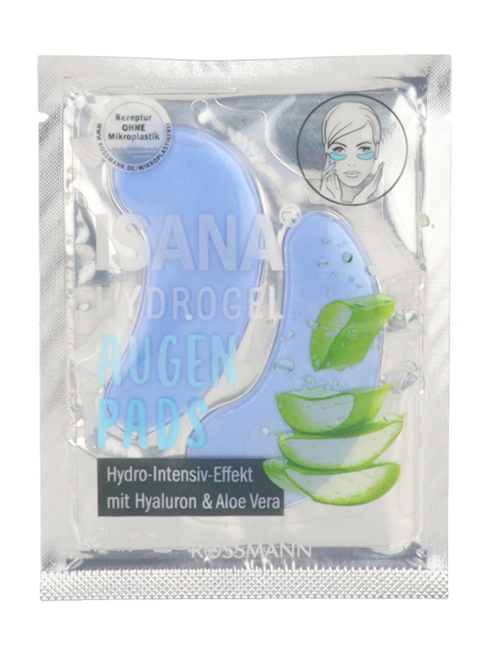 Isana Hydro Pflege-gel Aloe Vera 90 Prozent Isana Hydrogel Aloe Vera szemkörnyéki maszk - 1 db
