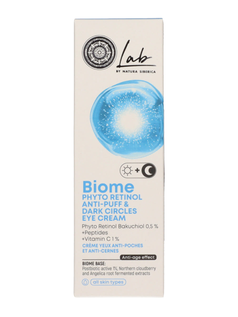 Natura Siberica Lab Biome szemkörnyékápoló fitoretinollal - 30 ml