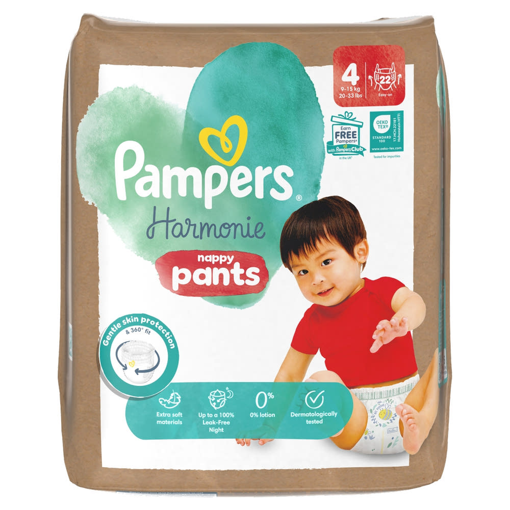 Couches PANTS Pampers Harmonie écologique