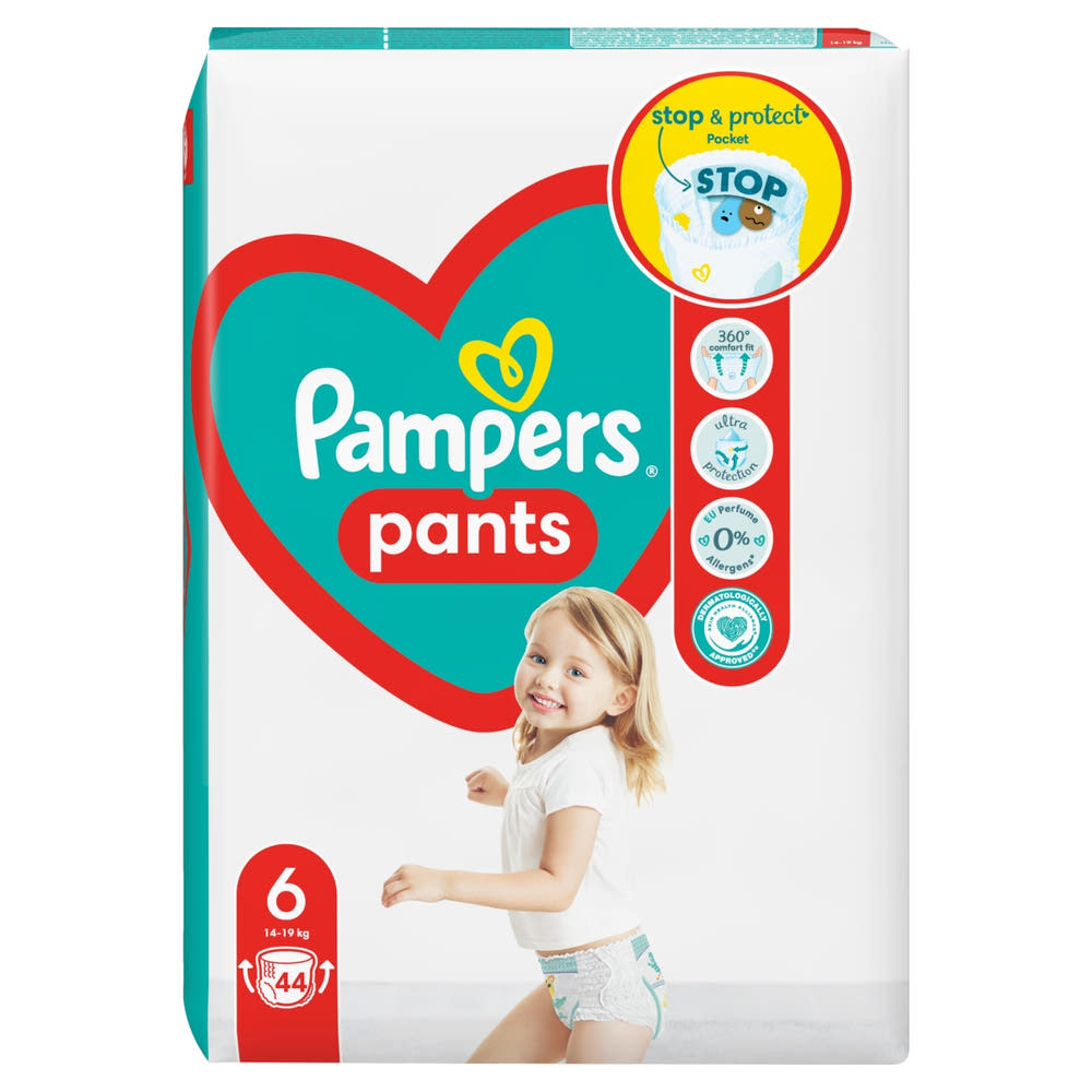 Pampers Pants Jumbo Pack Pelenka 6os 15kg + 44 db