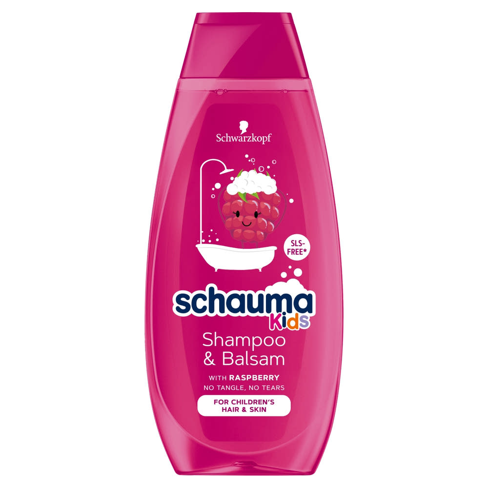 Schauma Kids sampon és balzsam lányoknak,málnás - 400 ml