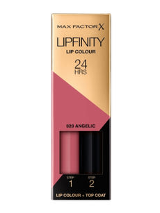 Max Factor Lipfinity kétlépcsős tartós ajakrúzs /020 angelic - 1 db