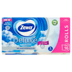 Zewa Deluxe Delicate Care 3 Rétegű Toalettpapír - 16 tekercs kisképe