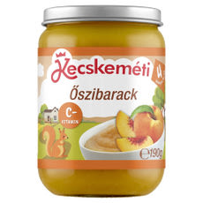 Kecskeméti bébiétel őszibarackkal 4 hónapos kortól - 190 g kisképe