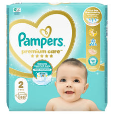 Pampers Premium Care pelenka 4-8 kg, méret: 2 - 88 db kisképe