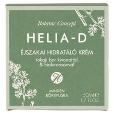 Helia-D Botanic Concept Tokaji Aszús Hidratáló éjszakai arckrém - 50 ml kisképe