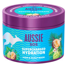 Aussie SOS Supercharged Hydration haj- és fejbőrmaszk - 500 ml kisképe