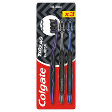 Colgate Zigzag Charcoal Medium fogkefe - 3 db kisképe