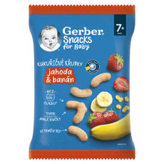 Gerber epres-banános kukoricasnack 7 hónapos kortól - 28 g kisképe
