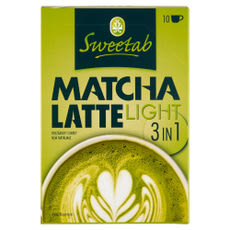 Sweetab 3in1 Matcha Latte Light zöldtea alapú italpor - 170 g kisképe