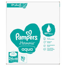 Pampers Harmonie Aqua törlőkendő - 1152 db kisképe