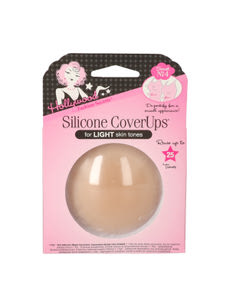 Hollywood szilikonos mellbimbó takaró / világos - 1 db kisképe