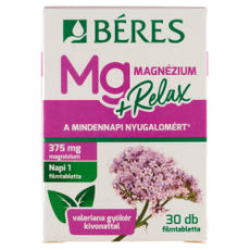 Béres Magnézium+Relax filmtabletta - 30 db kisképe