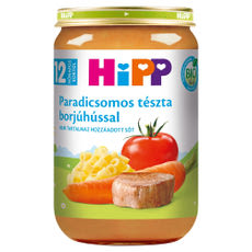 Hipp bébiétel paradicsomos tészta borjúhússal 12 hónapos kortól - 220 g kisképe