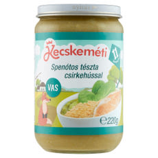 Kecskeméti bébiétel spenótos tészta csirkehús ízesítéssel 11 hónapos kortól - 220 g kisképe