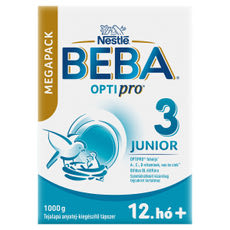 Beba Optipro 3 Junior tejalapú anyatej-kiegészítő tápszer 12. hónapos kortól - 1000 g kisképe