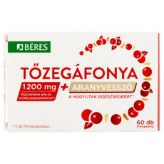 Béres Tőzegáfonya + Aranyvessző filmtabletta - 60 db kisképe