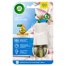 Air Wick Linen & White Orchid elektromos légfrissítő készülék utántöltő - 19 ml kisképe