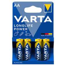 Varta Longlife Power AA LR6 1,5 V nagy teljesítményű alkáli elem  - 4 db kisképe