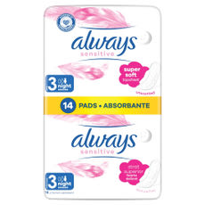 Always Sensitive Ultra Night Duo Pack egészségügyi betét - 14 db kisképe