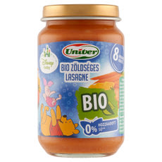 Univer Disney Baby bio zöldséges lasagne bébiétel 8 hónapos kortól - 163 g kisképe