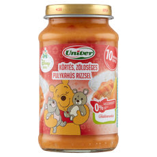 Univer Bébiétel Körtés Zöldséges Pulyka Rizs Ízesítéssel 10 Hónapos Kortól - 220 g kisképe