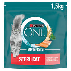 Purina One Sterilcat száraz macskaeledel lazaccal - 1,5 kg kisképe