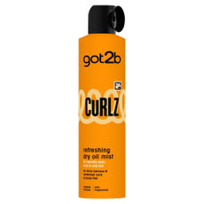 got2b Curlz frissítő száraz olajos permet - 200 ml kisképe