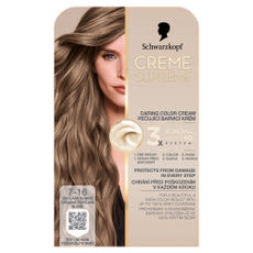 Schwarzkopf Creme Supreme tartós hajfesték 7-16 hűvös hamvas szőke - 1 db kisképe