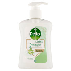 Dettol pumpás folyékony szappan aloe vera és bambusz illattal - 250 ml kisképe
