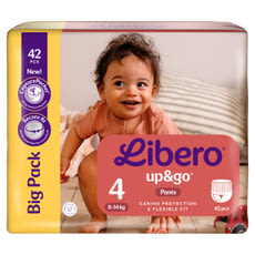 Libero Jumbo Up&Go bugyipelenka 4-es méret 8-14 kg - 42 db kisképe
