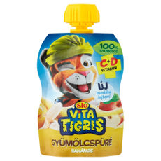 SIÓ Vitatigris gyümölcs püré banán ízű 100% - 90g kisképe