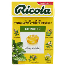 Ricola cukorka citromfüves - 40 g kisképe