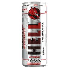 Hell Zero tuttifrutti ízű, koffeintartalmú, szénsavas, alkoholmentes ital édesítőszerekkel - 250 ml kisképe