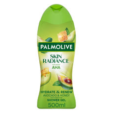 Palmolive Skin Radiance Avocado & Honey tusfürdő AHA savval - 500 ml kisképe