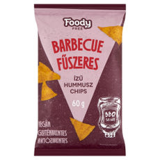 Foody hummusz chips barbecue ízesítéssel - 60 g kisképe