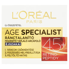 L'Oréal Paris Age Specialist hidratáló éjszakai krém 45+ - 50 ml kisképe