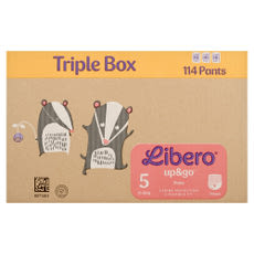 Libero Up&Go Triple Box bugyipelenka 5-ös méret, 12-18 kg - 114 db kisképe