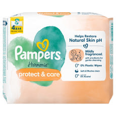 Pampers Harmonie Protect&Care törlőkendő (4x44 db) - 176 db kisképe