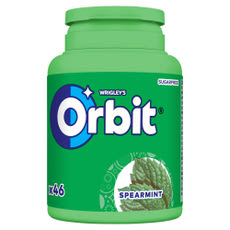 Orbit spearmint bottle mentaízű drazsé - 46 db kisképe
