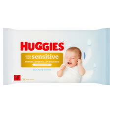 Huggies Extra Care Sensitive babatörlőkendő - 48 db kisképe