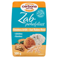 Cerbona finomra őrölt zabpehelyliszt - 500 g kisképe
