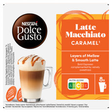 Nescafe Latte Machiatto Caramel Dolce Gusto kávékapszula  - 16 db kisképe