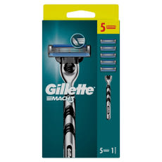 Gillette Mach 3 borotvakészülék + 5 borotvabetét  - 1 db kisképe