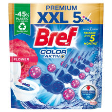 Bref Color Aktív Flower WC illatosító 5x50 g - 250 g kisképe