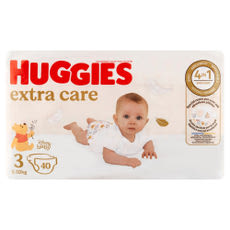 Huggies Extra Care 3 nadrágpelenka 6-10 kg - 40 db kisképe