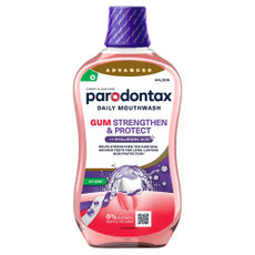 Parodontax Gum Strengthen & Protect Icy Mint alkoholmentes fluoridos szájvíz - 500 ml kisképe